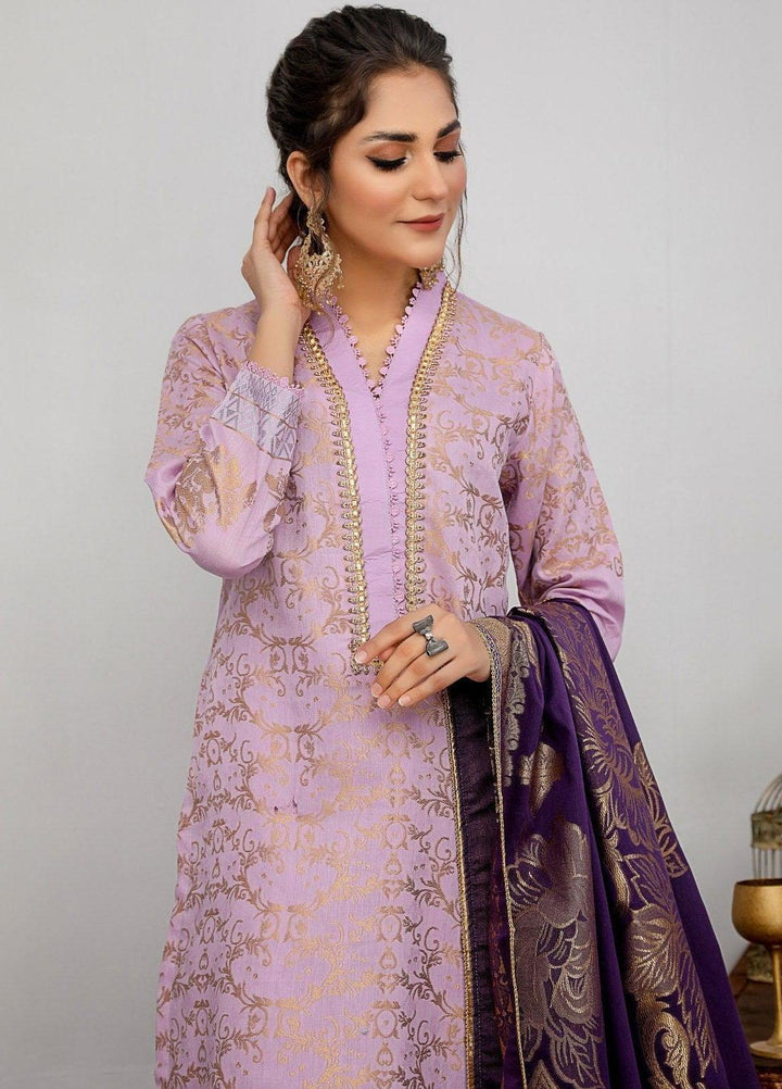 Ziva By Safwa Jacquard Lawn Suits Unstitched 3 Piece SW23Z SJC-08 - Summer Collection