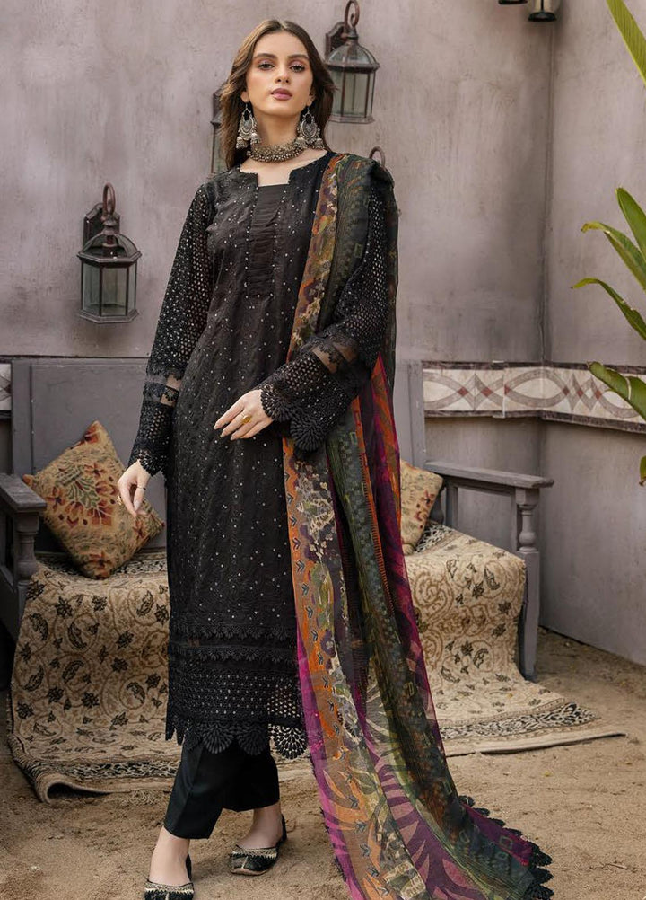 Zoha By Aalaya Embroidered Viscose Suits Unstitched 3 Piece ALY22ZC D1 - Winter Collection