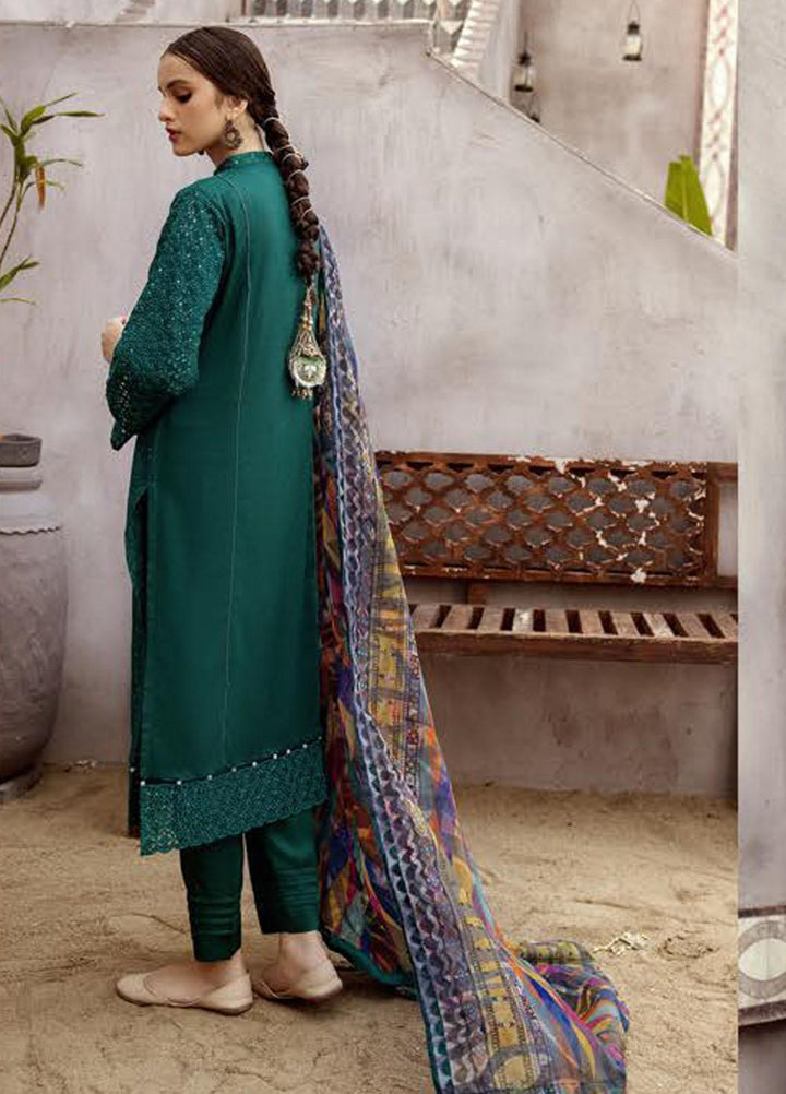 Zoha By Aalaya Embroidered Viscose Suits Unstitched 3 Piece ALY22ZC D3 - Winter Collection