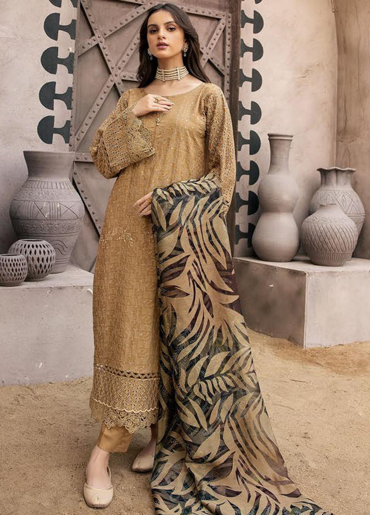 Zoha By Aalaya Embroidered Viscose Suits Unstitched 3 Piece ALY22ZC D4 - Winter Collection