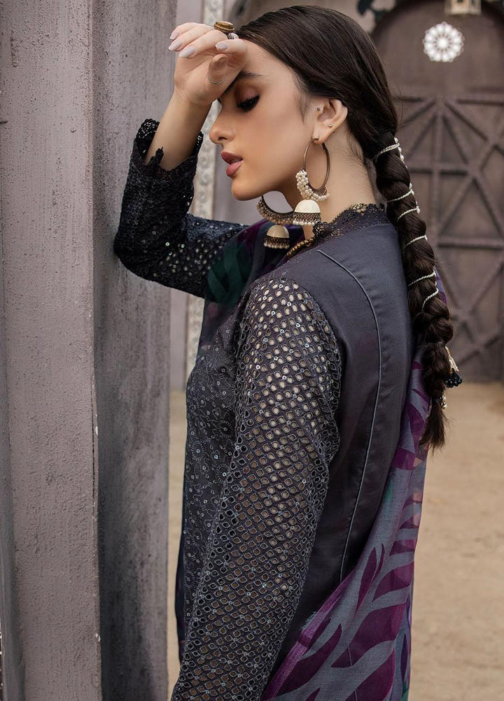 Zoha By Aalaya Embroidered Viscose Suits Unstitched 3 Piece ALY22ZC D6 - Winter Collection