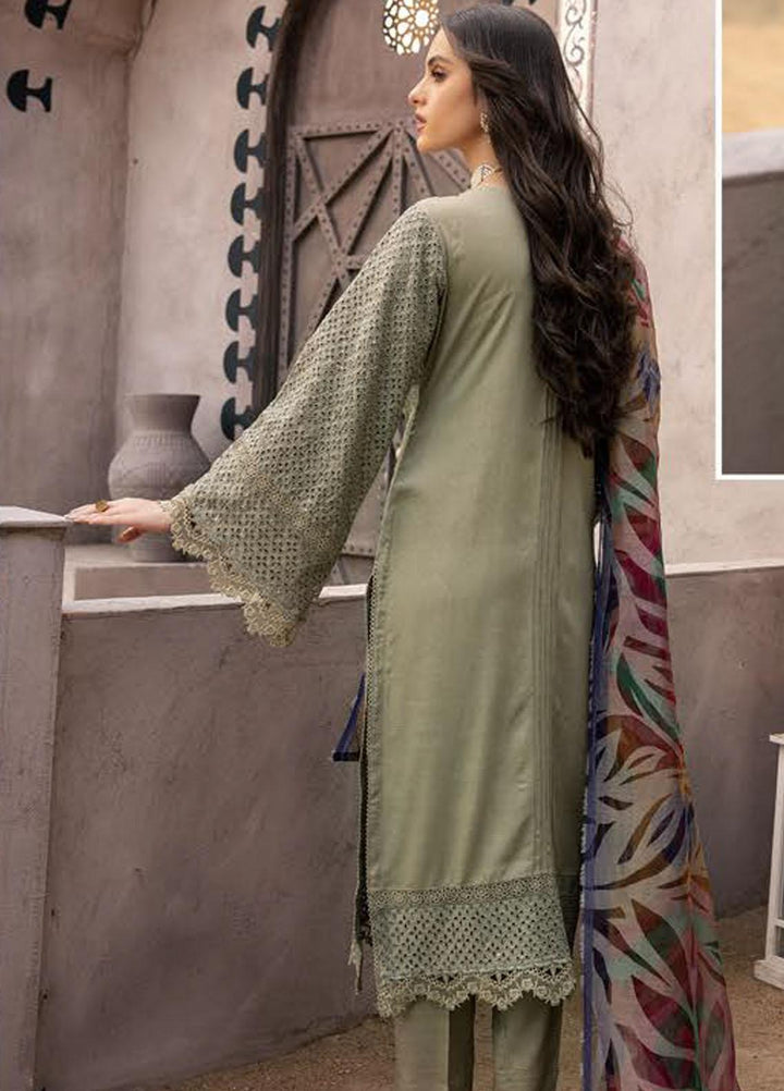 Zoha By Aalaya Embroidered Viscose Suits Unstitched 3 Piece ALY22ZC D7 - Winter Collection