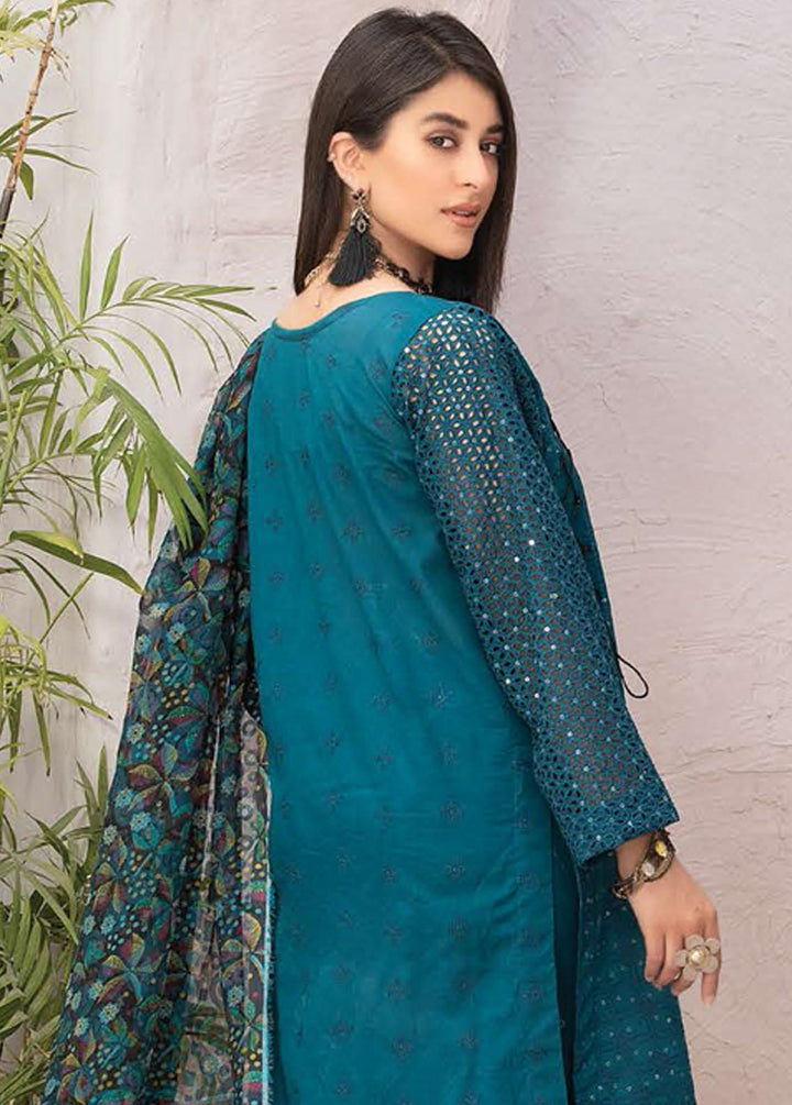 Zoha By Aalaya Embroidered Lawn Suits Unstitched 3 Piece ALY22Z D-04 - Summer Collection