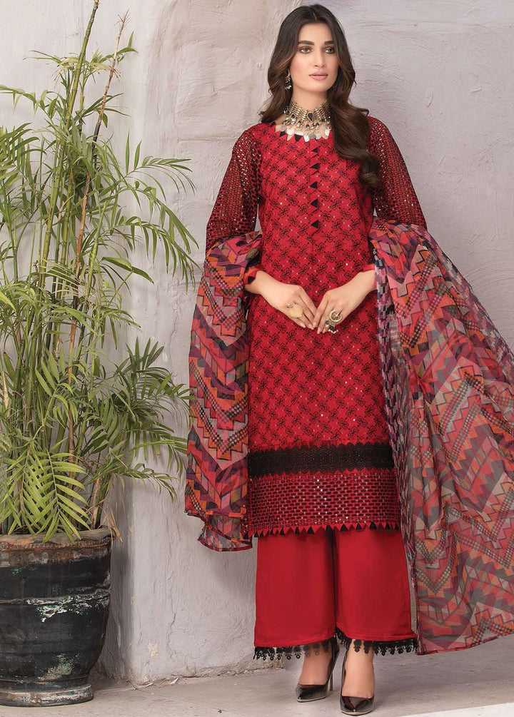 Zoha By Aalaya Embroidered Lawn Suits Unstitched 3 Piece ALY22Z D-05 - Summer Collection