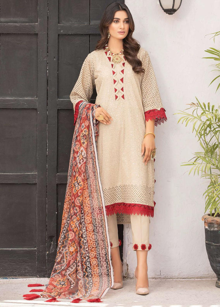 Zoha By Aalaya Embroidered Lawn Suits Unstitched 3 Piece ALY22Z D-06 - Summer Collection