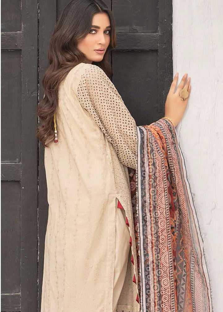 Zoha By Aalaya Embroidered Lawn Suits Unstitched 3 Piece ALY22Z D-06 - Summer Collection