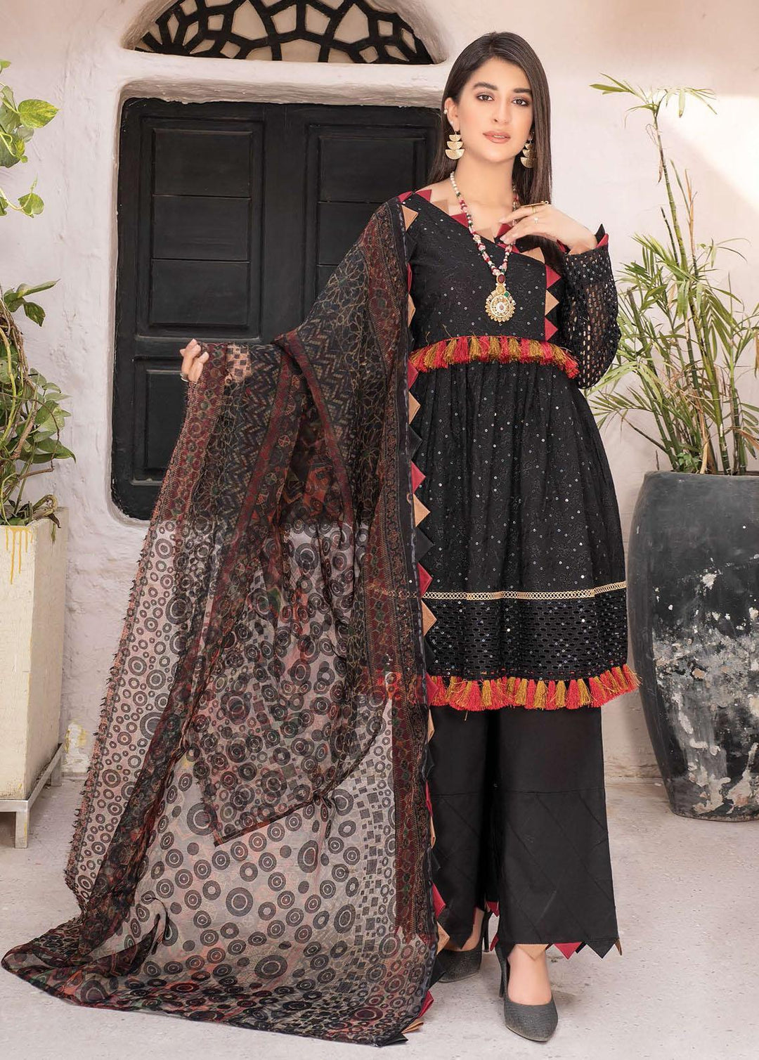 Zoha By Aalaya Embroidered Lawn Suits Unstitched 3 Piece ALY22Z D-08 - Summer Collection