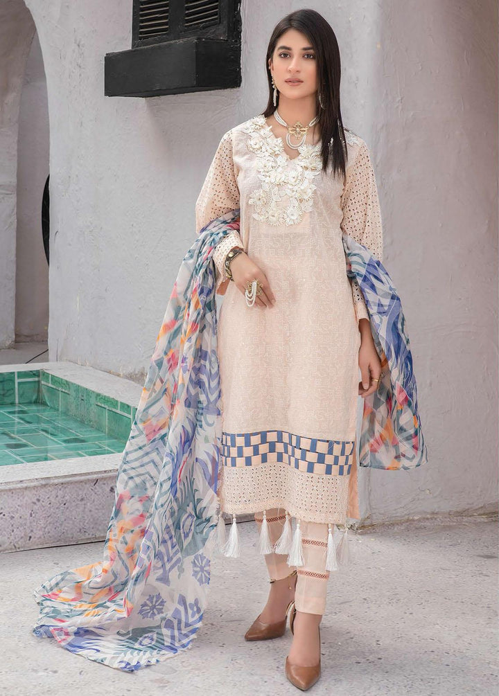 Zoha By Aalaya Embroidered Lawn Suits Unstitched 3 Piece ALY22Z D-09 - Summer Collection