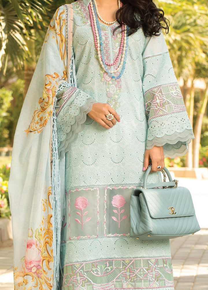 Zoha by Ansab Jahangir Embroidered Lawn Suits Unstitched 3 Piece ANJ21Z 02 Kailano - Summer Collection