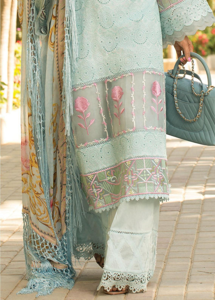 Zoha by Ansab Jahangir Embroidered Lawn Suits Unstitched 3 Piece ANJ21Z 02 Kailano - Summer Collection