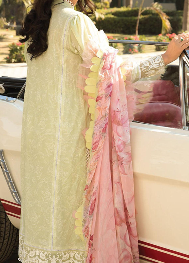 Zoha by Ansab Jahangir Embroidered Lawn Suits Unstitched 3 Piece ANJ21Z 07 Delmare - Summer Collection