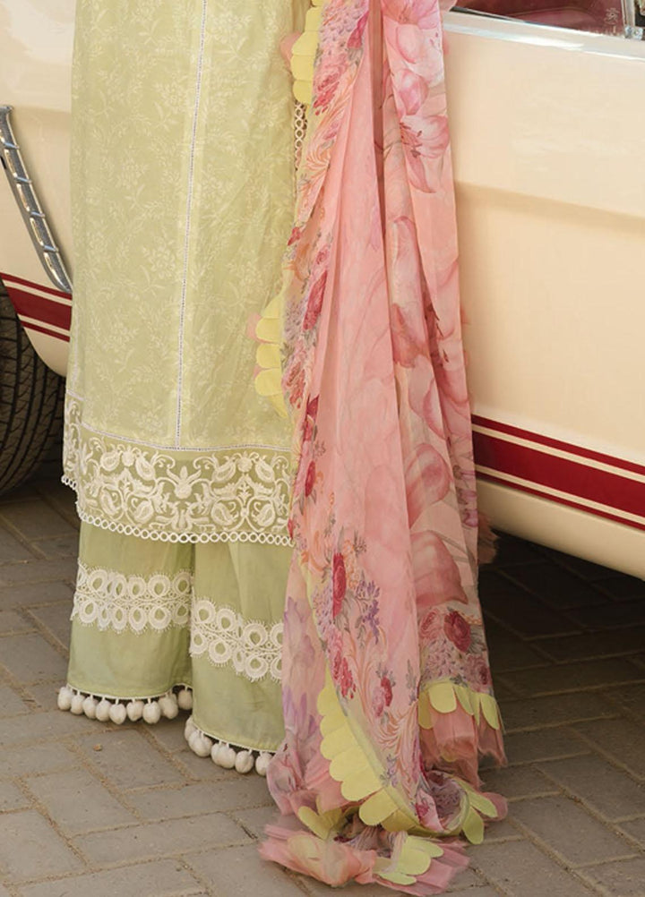 Zoha by Ansab Jahangir Embroidered Lawn Suits Unstitched 3 Piece ANJ21Z 07 Delmare - Summer Collection