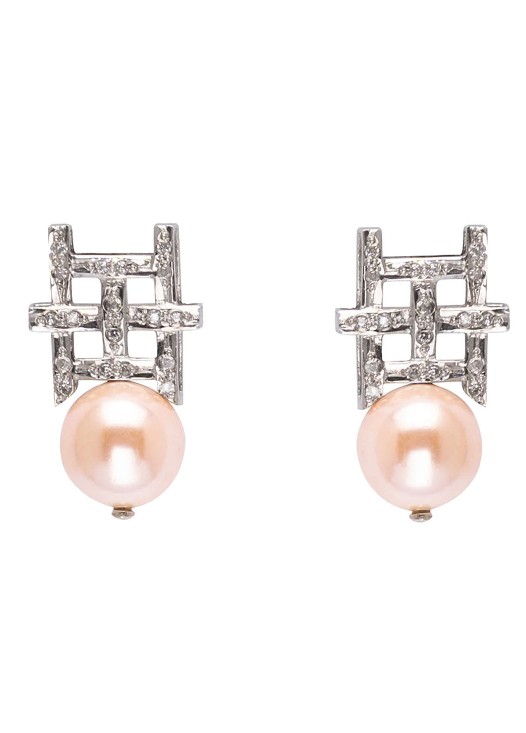 Zouhaira Earings Timeless Grace-Peach
