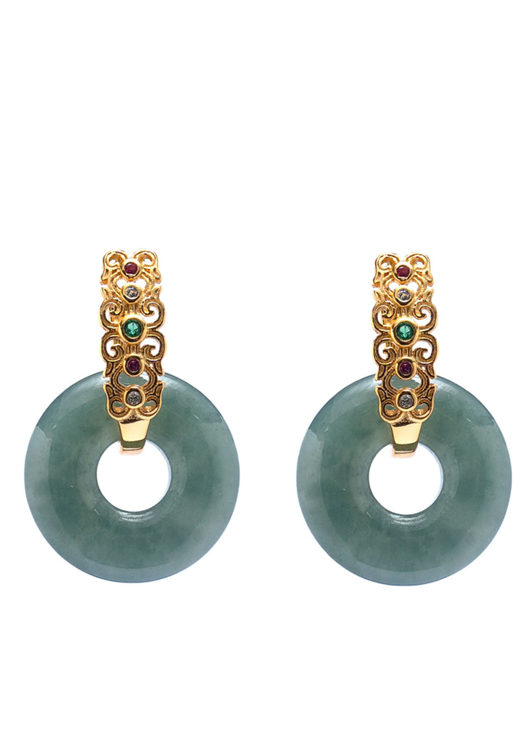 Zouhaira Earings Twilight Grace-Green