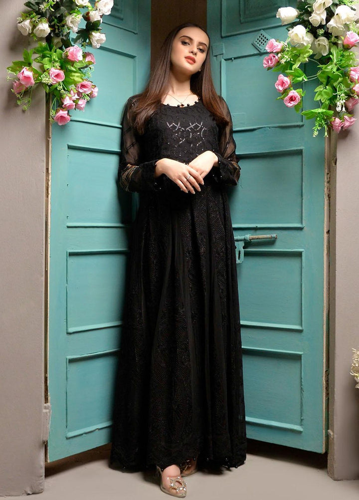 Zurr Signature by AB Textiles  Embroidered Chiffon Suits Unstitched 3 Piece AB21SC ZSLC-05 - Festive Collection