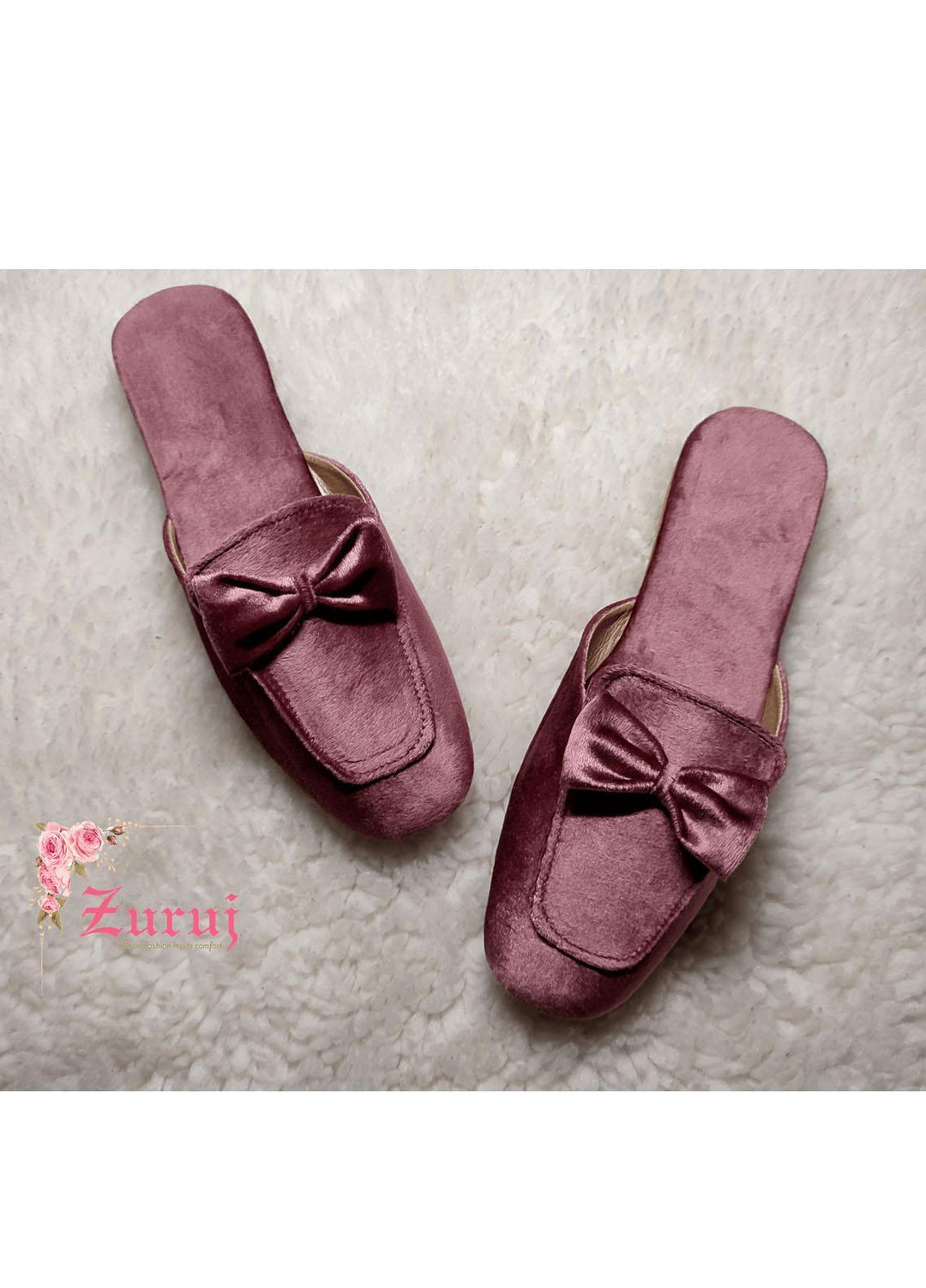 Zuruj Festive Style Mules ML-V-Light Majenta