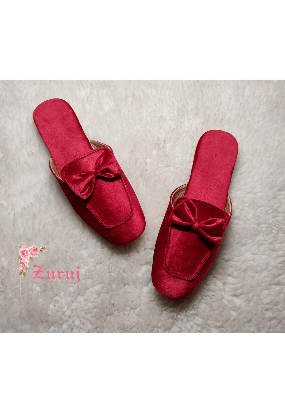 Zuruj Festive Style Mules ML-V-Pink