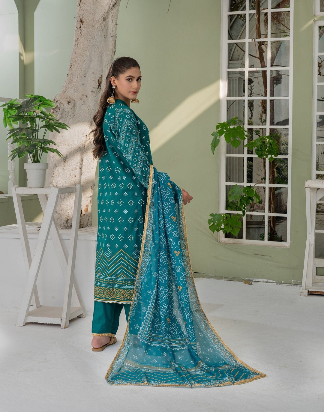 La Elise Women RTW Embroidered Lawn 3 Piece Suit 0000603 Zoya - Casual Collection