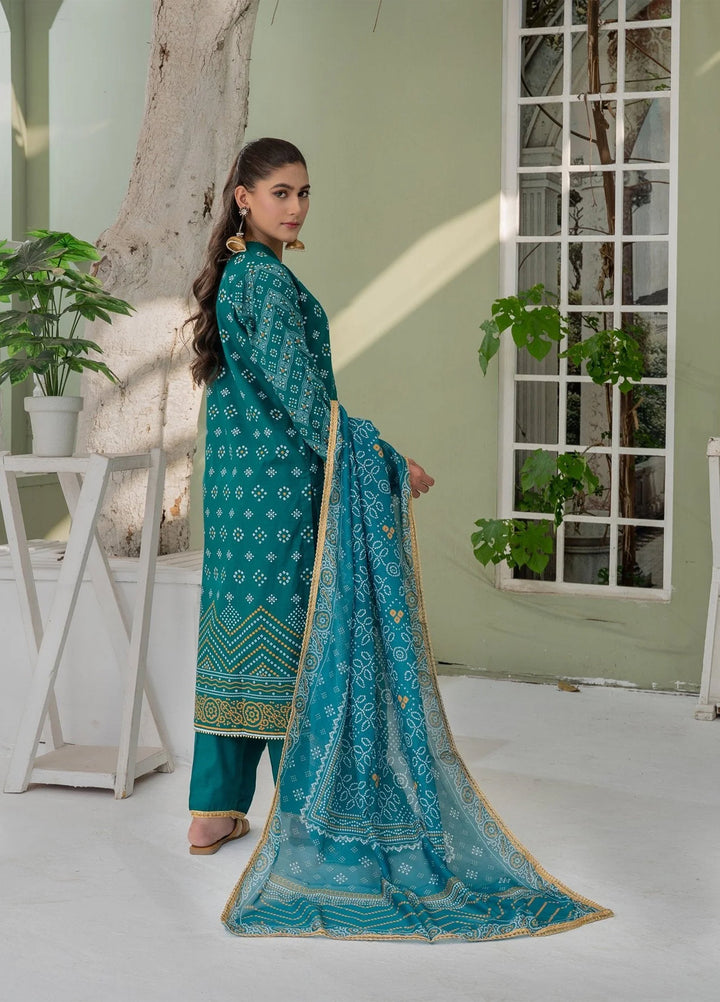 La Elise Women RTW Embroidered Lawn 3 Piece Suit 0000603 Zoya - Casual Collection