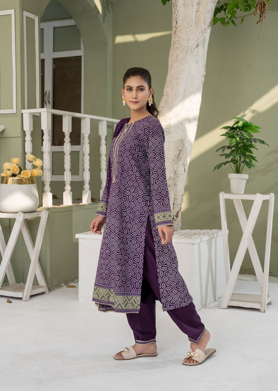 La Elise Women RTW Embroidered Lawn 3 Piece Suit 0000605 Anya - Casual Collection