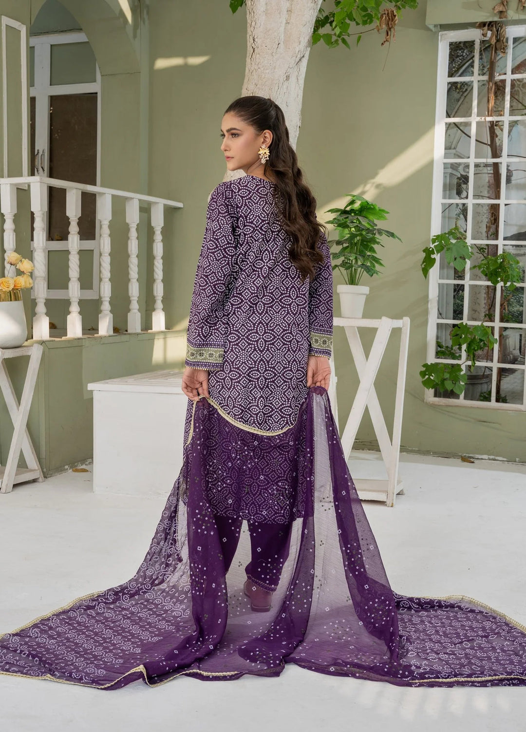 La Elise Women RTW Embroidered Lawn 3 Piece Suit 0000605 Anya - Casual Collection