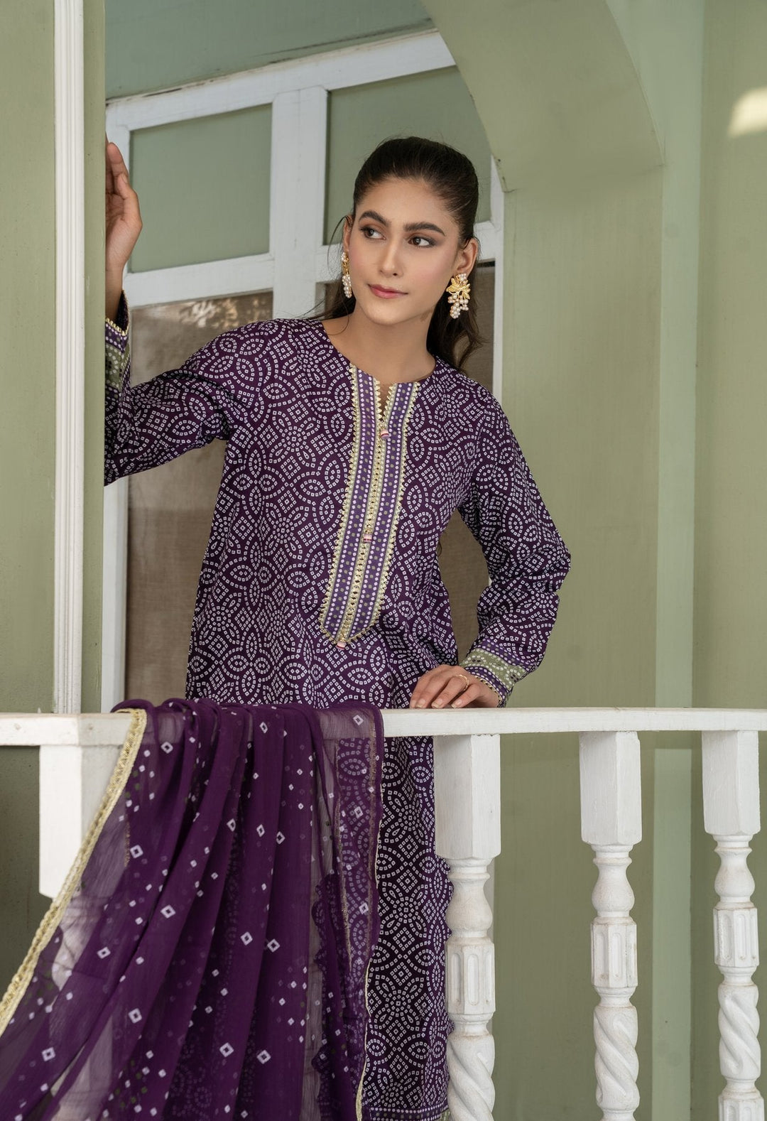 La Elise Women RTW Embroidered Lawn 3 Piece Suit 0000605 Anya - Casual Collection