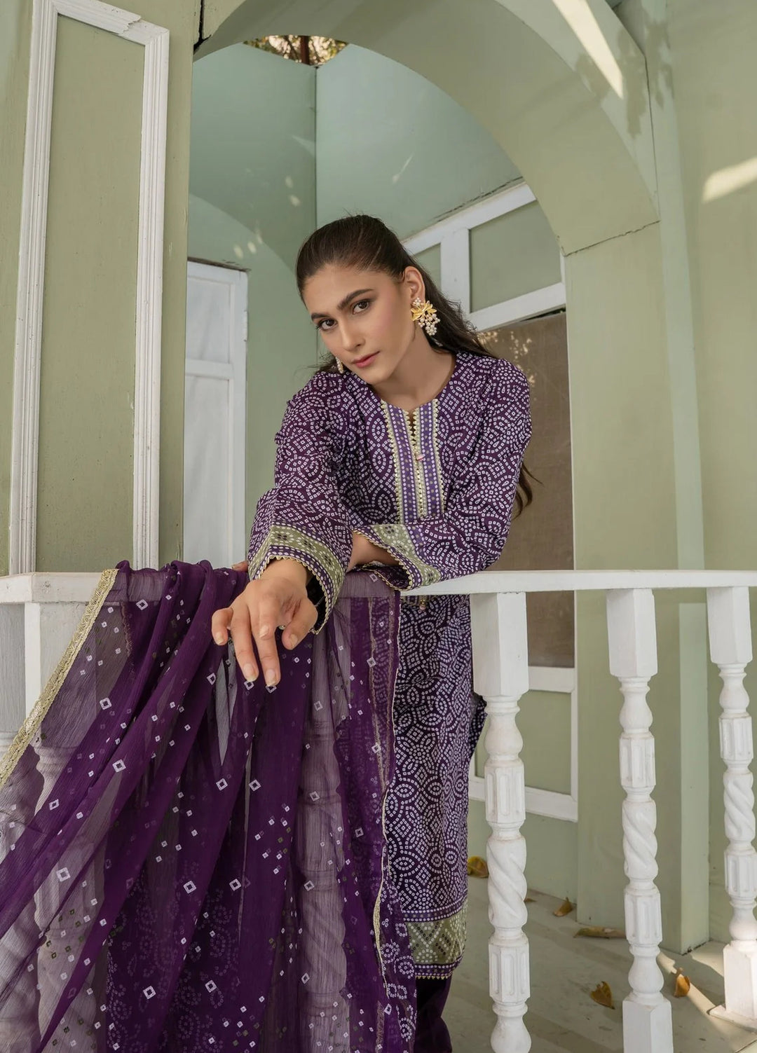 La Elise Women RTW Embroidered Lawn 3 Piece Suit 0000605 Anya - Casual Collection
