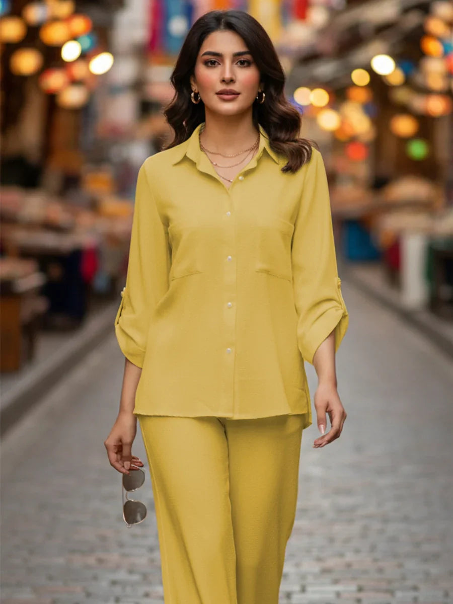 Salitex Women Embroidered Georgette 2 Piece Suit WP7L2PBC324 - Summer Collection