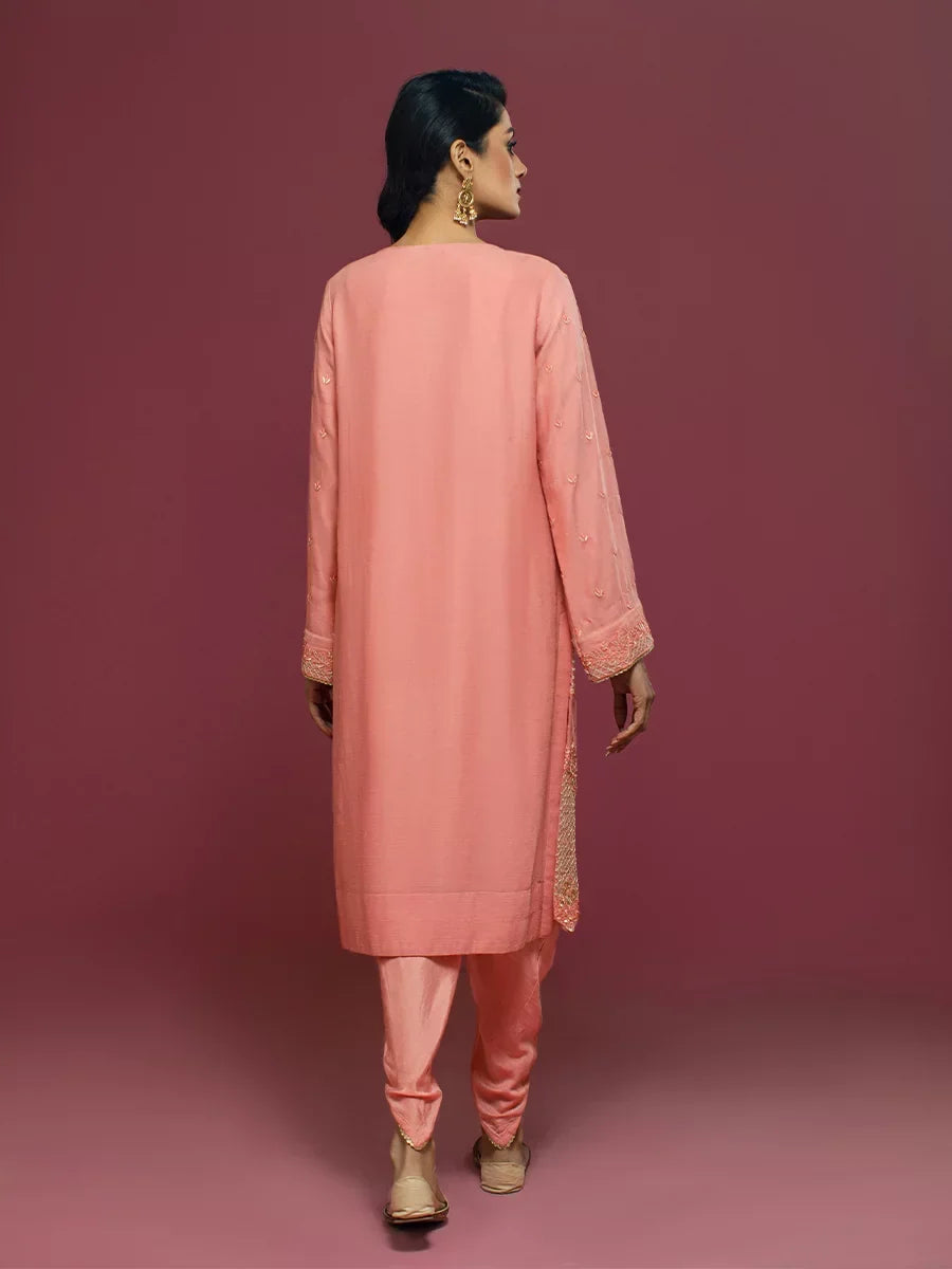 Salitex Women Embroidered Chiffon 2 Piece Suit LPS24LFT004 - Summer Collection