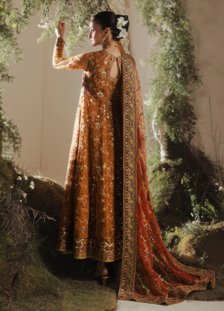 Aik Shaam by AIK Atelier Unstitched Embroidered Net 3 Piece Suit AIK26UAS C2606 - Wedding Collection