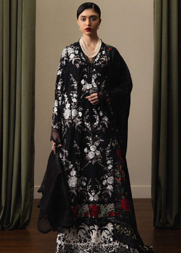 Satori by Zara Shahjahan Unstitched Embroidered Lawn 3 Piece Suit ZS26USL D-10 TAKUMI - Summer Collection