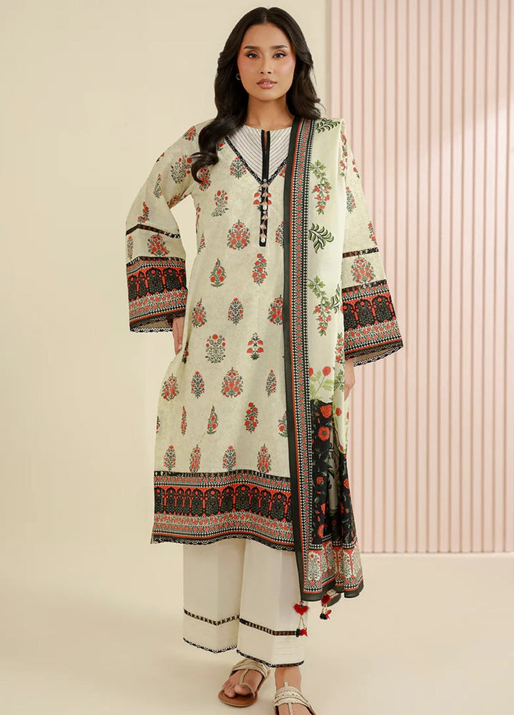 Zellbury Unstitched Printed Lawn 3 Piece Suit ZB26UCVII WUS26X31011 - Casual Collection