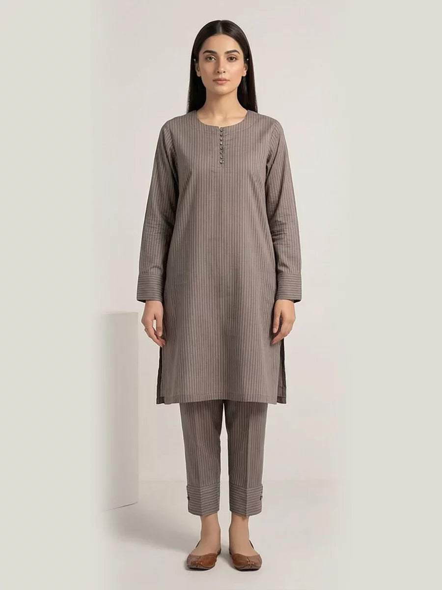 Salitex Women Solids Lining 2 Piece Suit PEUFL2PBC156 - Summer Collection
