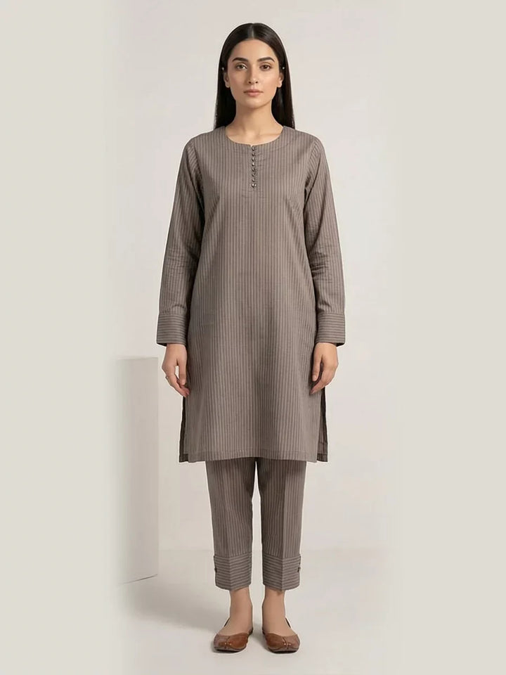 Salitex Women Solids Lining 2 Piece Suit PEUFL2PBC156 - Summer Collection