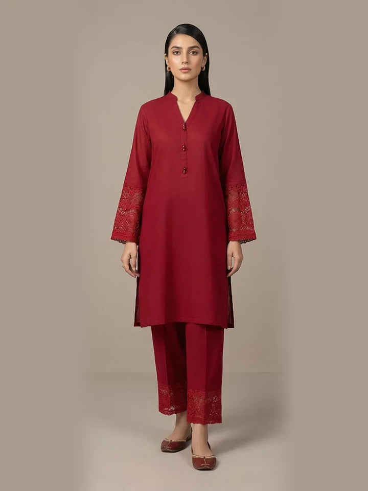 Salitex Women Solids Crepe 2 Piece Suit CPS25LFT027 - Summer Collection