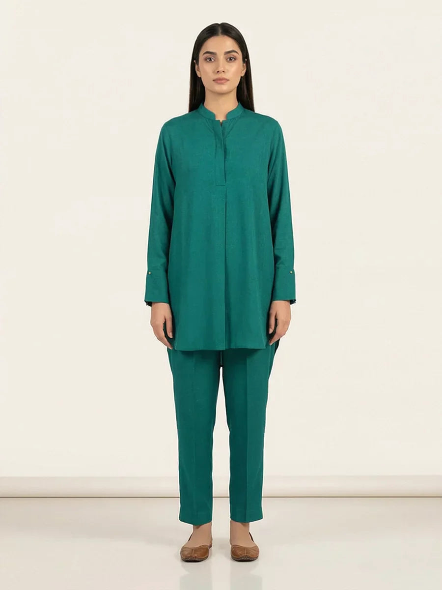 Salitex Women Solids Silk 2 Piece Suit WP7L2PBC498 - Summer Collection