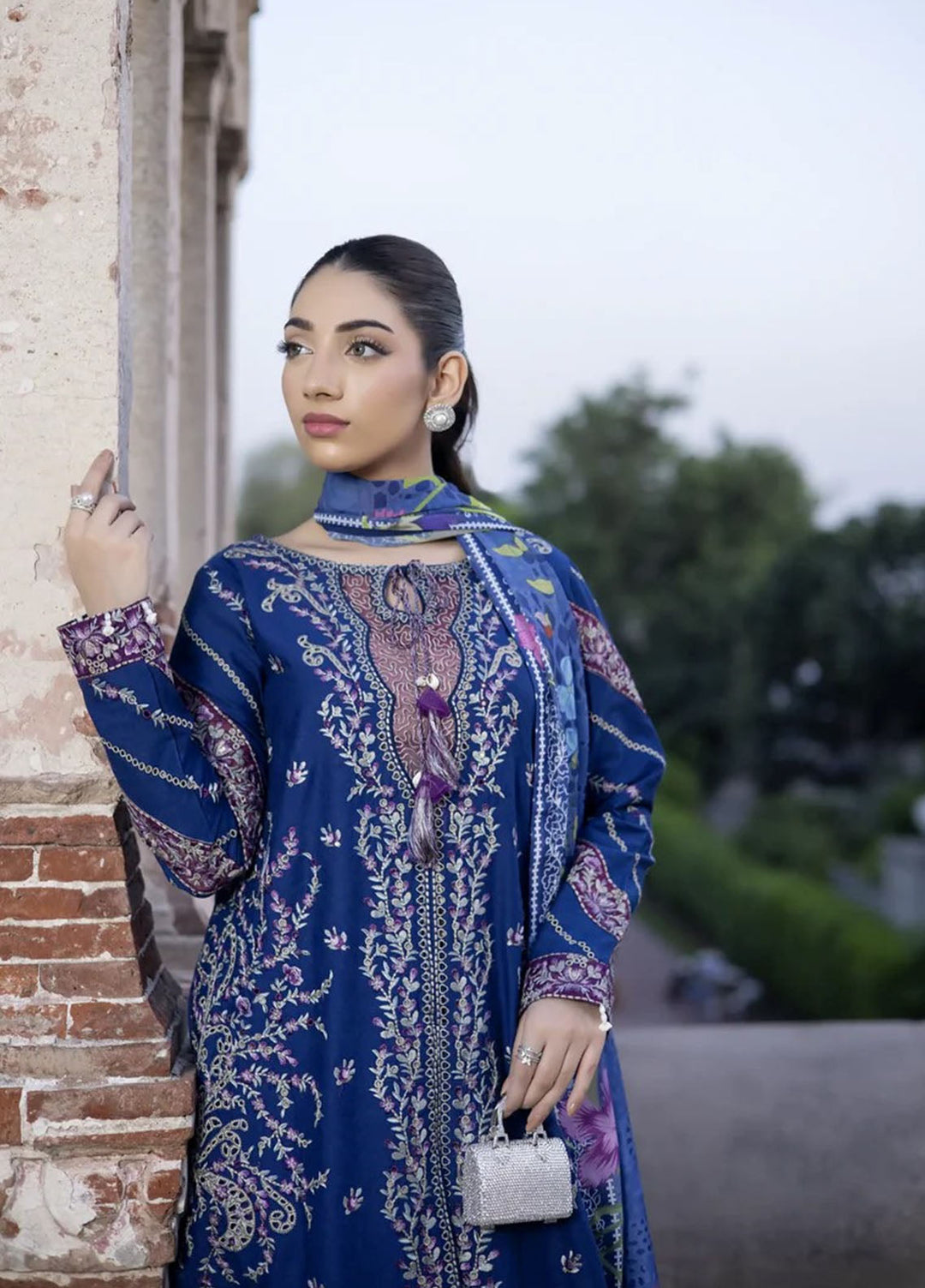 Inara by Javairia Women RTW Embroidered Lawn 3 Piece Suit IN26PJF Jorbagh - Festive Collection