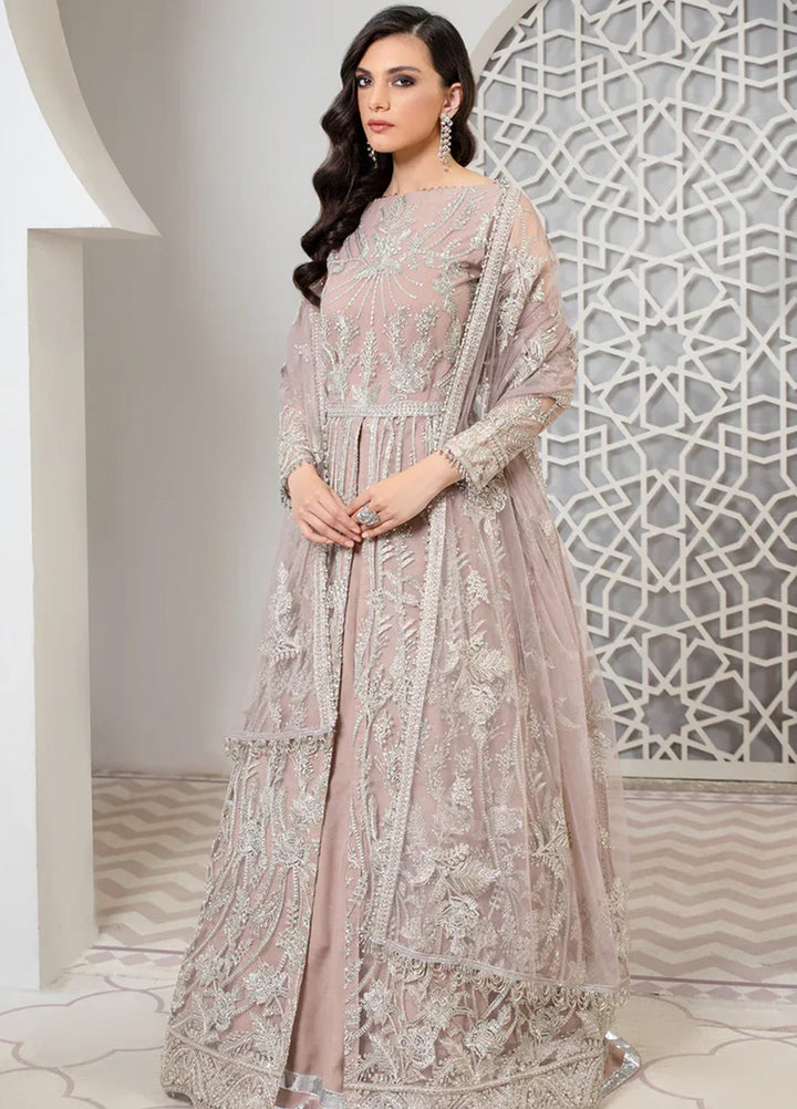Pareesia by Zarif Embroidered  Suits Unstitched 3 Piece ZR25UF ZP 01 ROSE GOLD - Luxury Collection