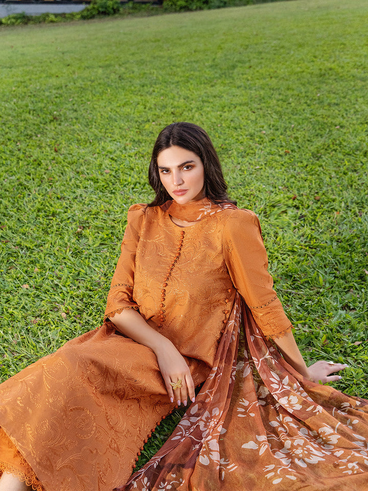 Sole by Yards Unstitched Embroidered Lawn 3 Piece Suit Dusk Casual Collection