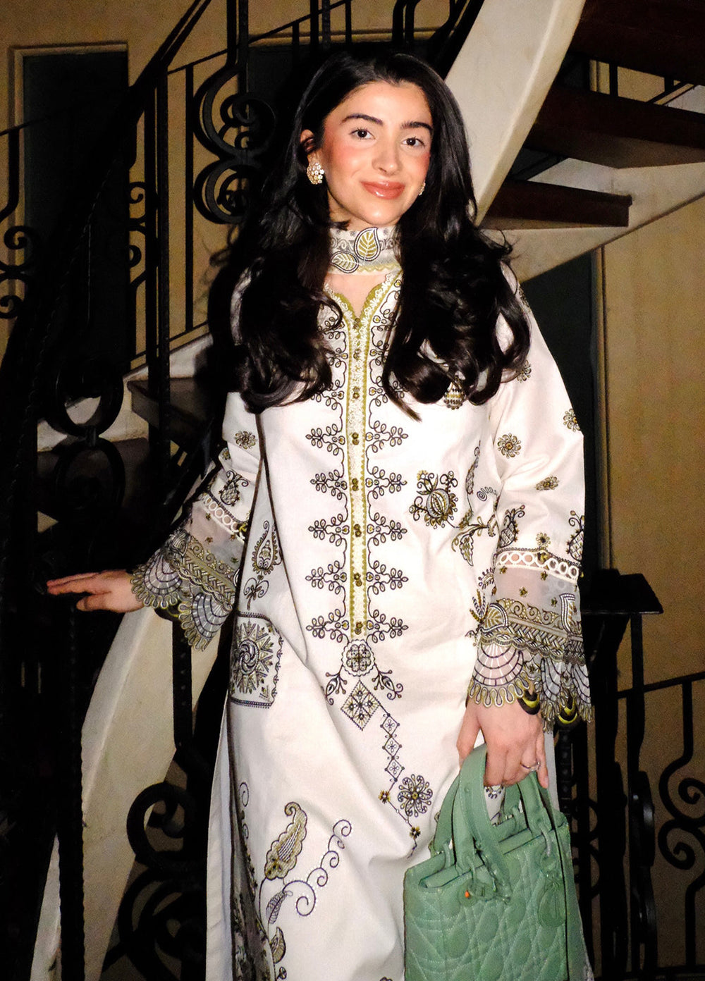 Q Line by Qalamkar Unstitched Embroidered Lawn 3 Piece Suit QLK26ULQ REEMA QKL-13 - Festive Collection