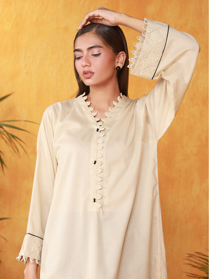 Salitex Women Solids Dobby 1 Piece Shirt WRTKBA24AL235 - Summer Collection