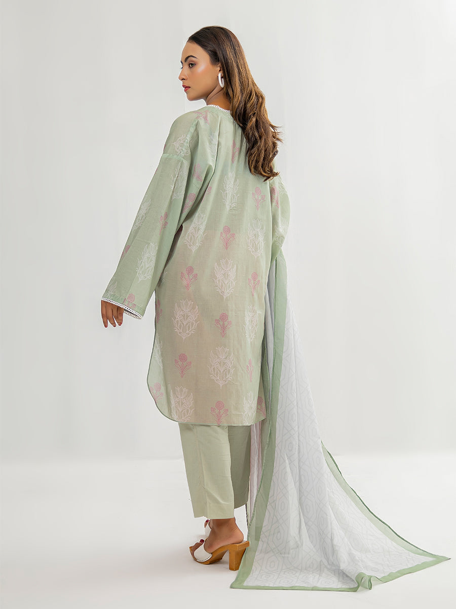 Salitex Women Printed Cambric 2 Piece Suit CPS24LFT002 - Winter Collection