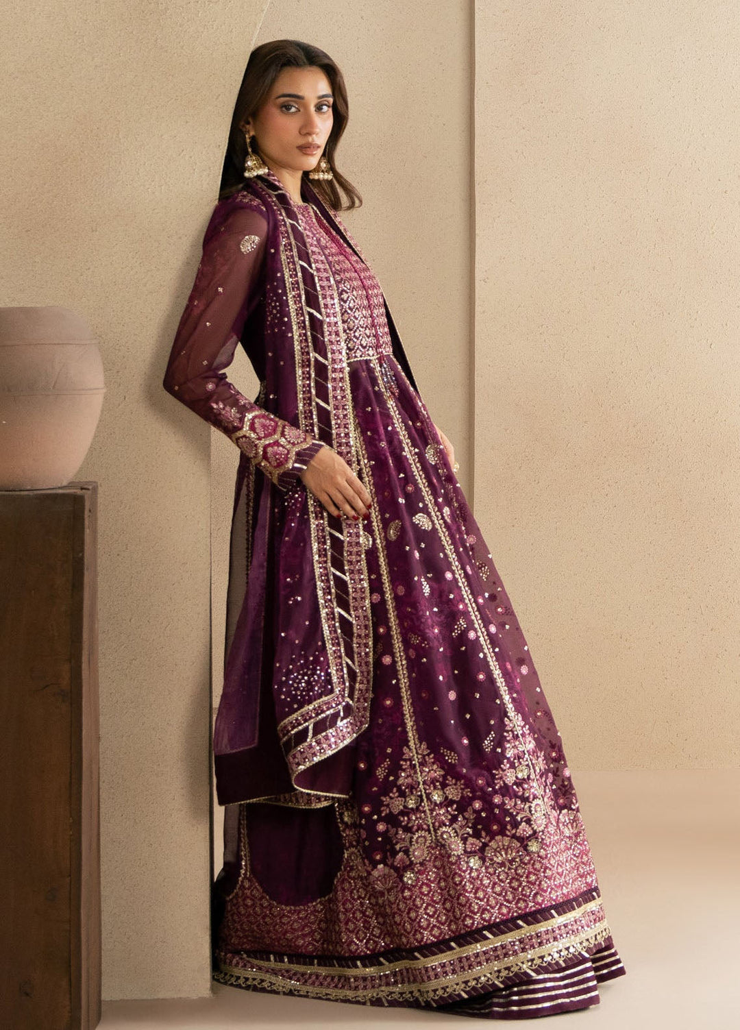 Neoma by Xenia Formals Unstitched Embroidered Chiffon 3 Piece Suit XE26UNF Yawi 01 - Festive Collection