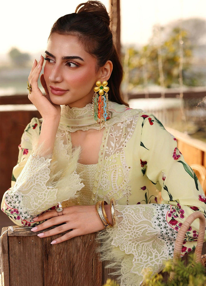 Sardinia Unstitched Embroidered Lawn 3 Piece Suit SRD26ULF D-12 SUNLIT - Festive Collection