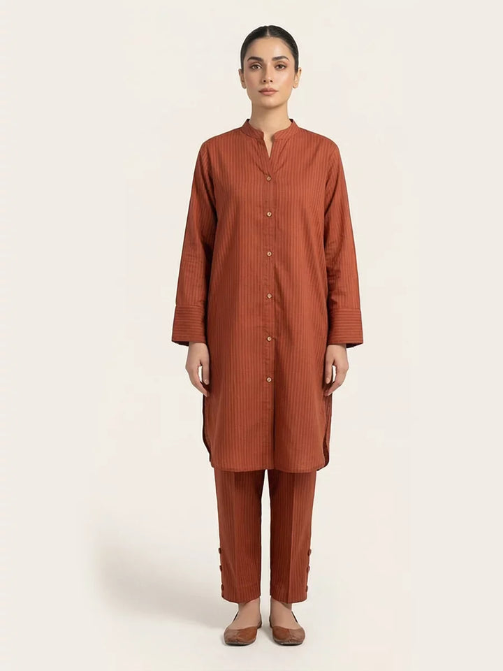 Salitex Women Solids Lining 2 Piece Suit PEUFL2PBC153 - Summer Collection