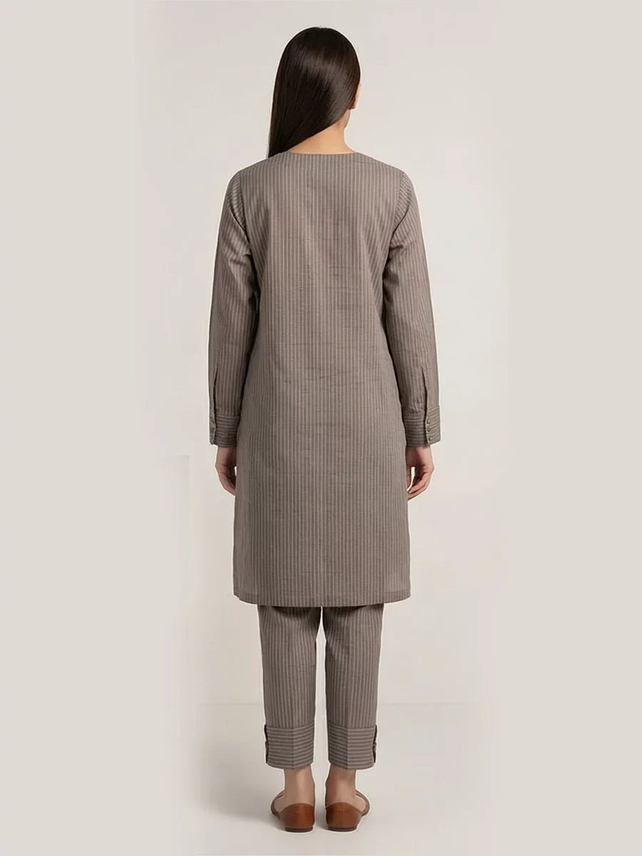 Salitex Women Solids Lining 2 Piece Suit PEUFL2PBC156 - Summer Collection