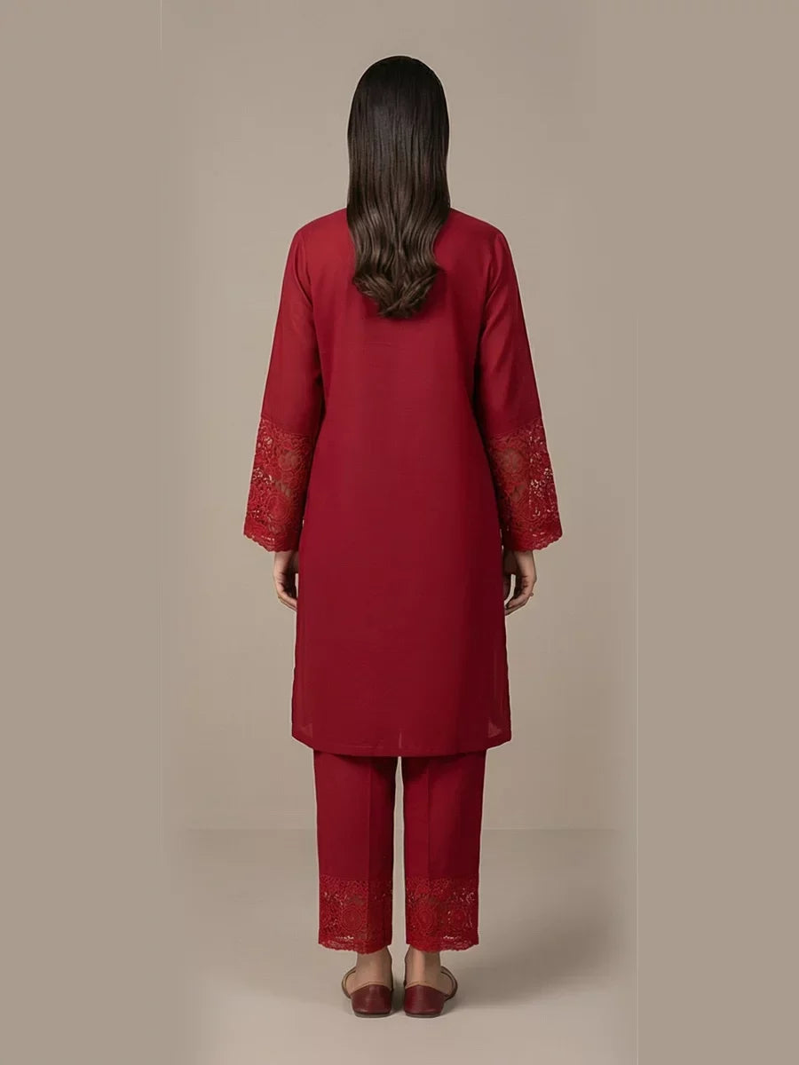 Salitex Women Solids Crepe 2 Piece Suit CPS25LFT027 - Summer Collection