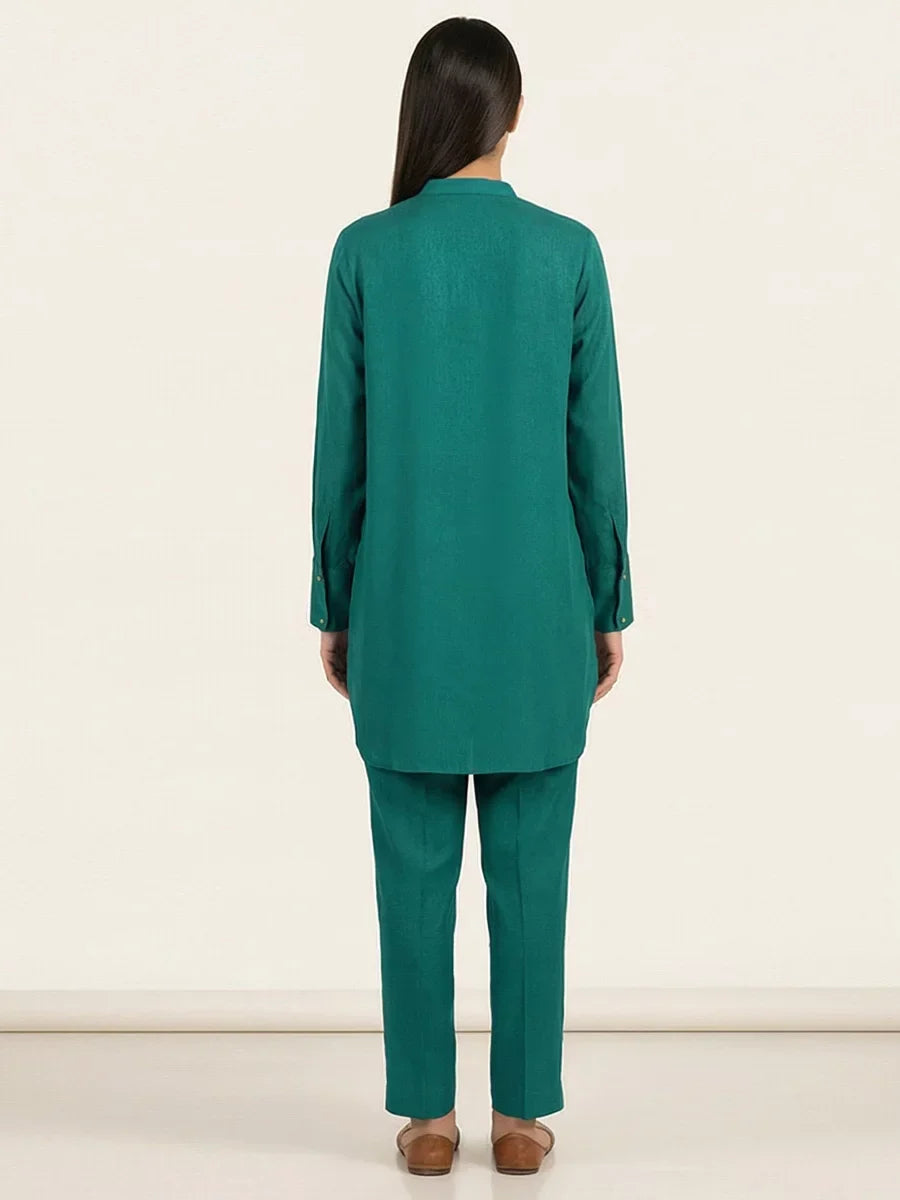 Salitex Women Solids Silk 2 Piece Suit WP7L2PBC498 - Summer Collection