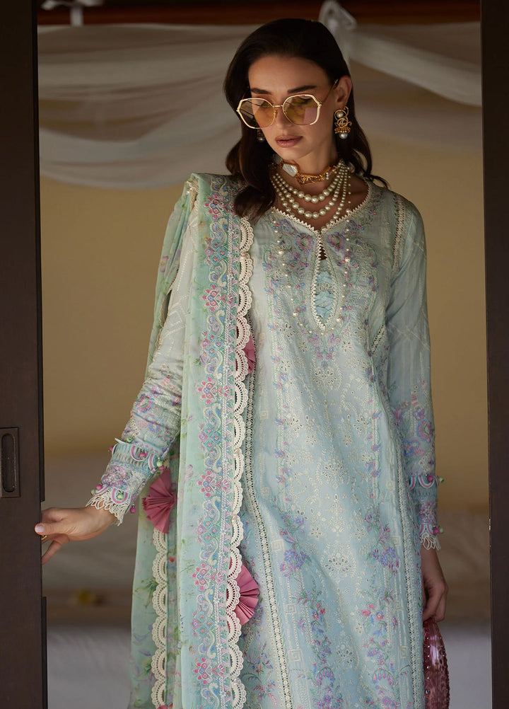 Ariya by Kanwal Malik Unstitched Embroidered Luxury Lawn 3 Piece Suit KM26UA D-9 ELORA - Summer Collection