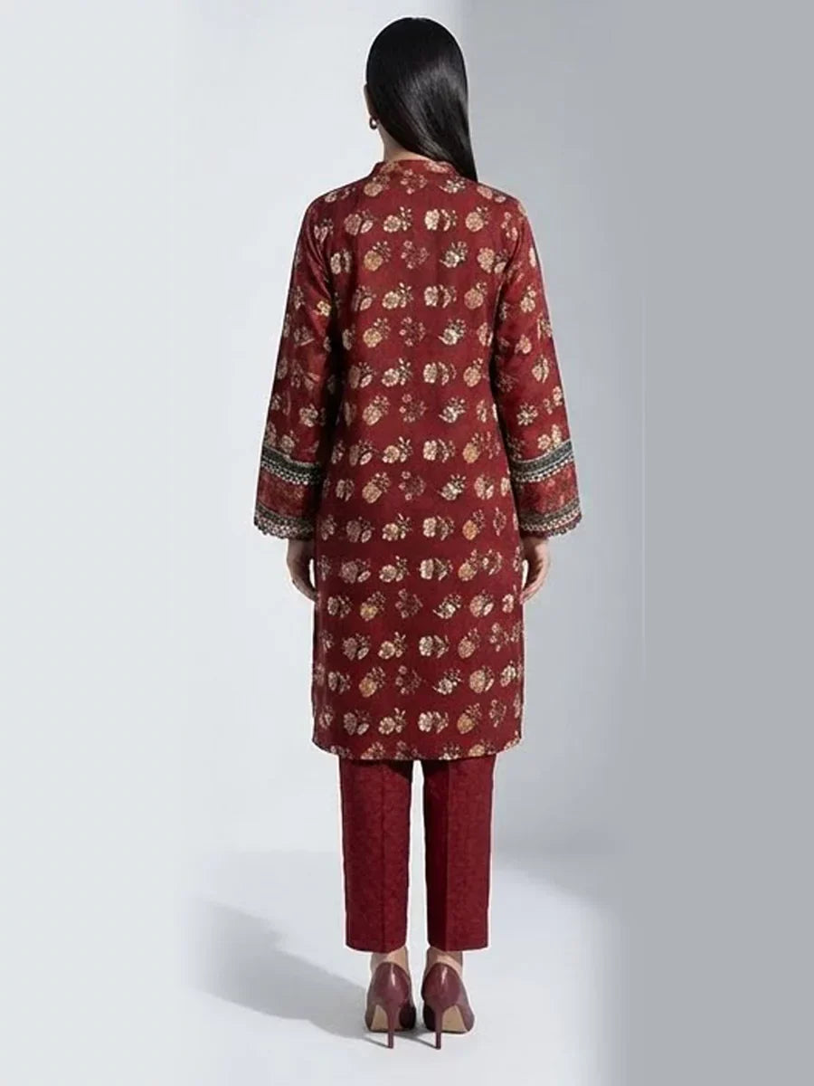 Salitex Women Embroidered Dobby 2 Piece Suit PEUFL2PBE139 - Summer Collection